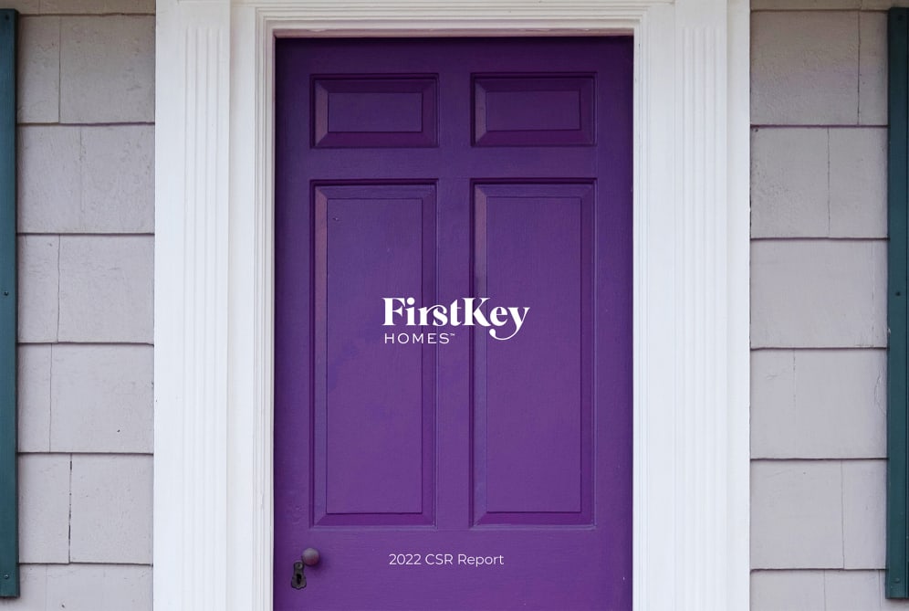 FirstKey Homes: CSR Report - Addison